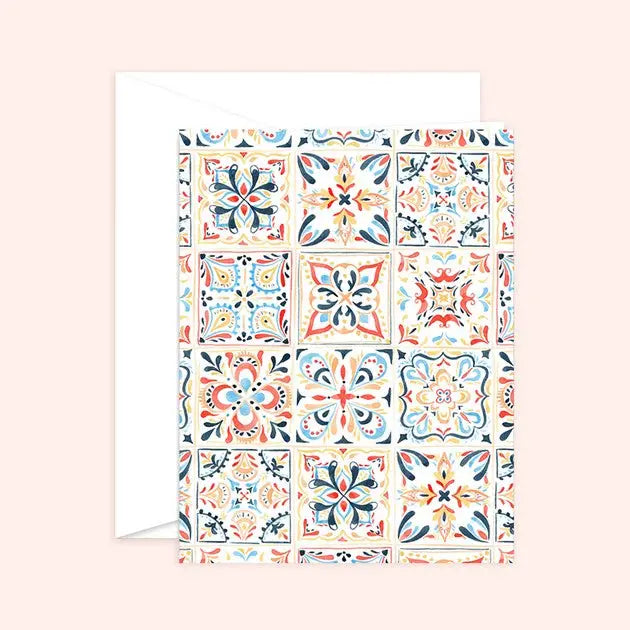 Tropical Tiles Everyday Card