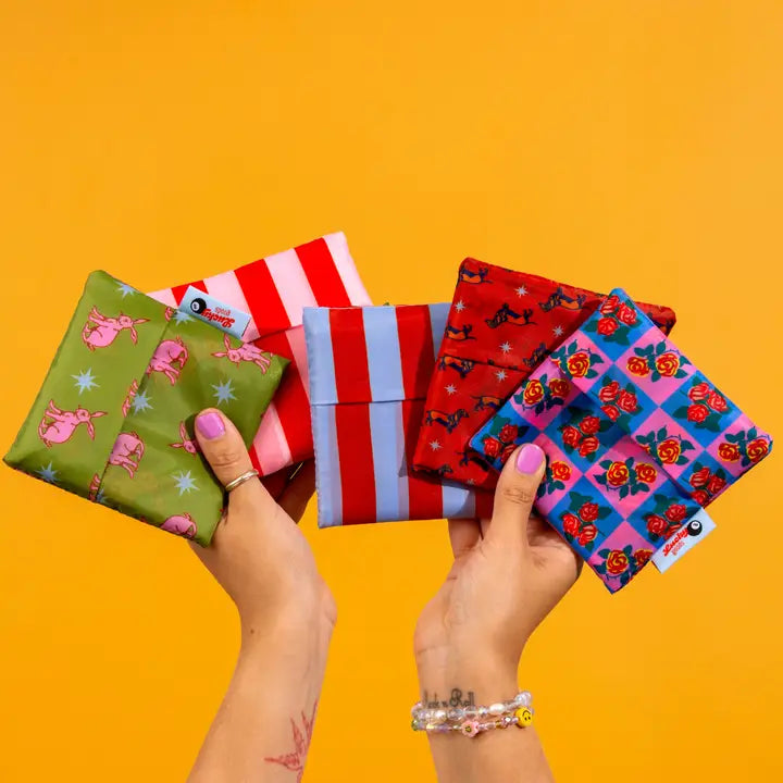 Weenie Starburst Pattern Foldable Nylon Tote