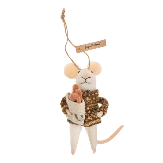 F111 - Baguette Benoit Mouse Ornament