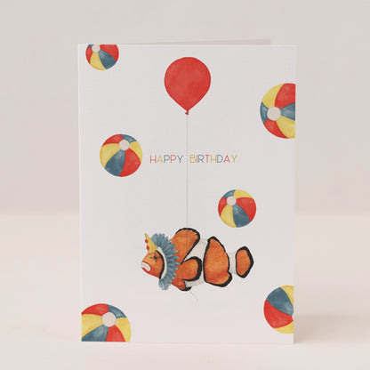 Birthday Clown Card