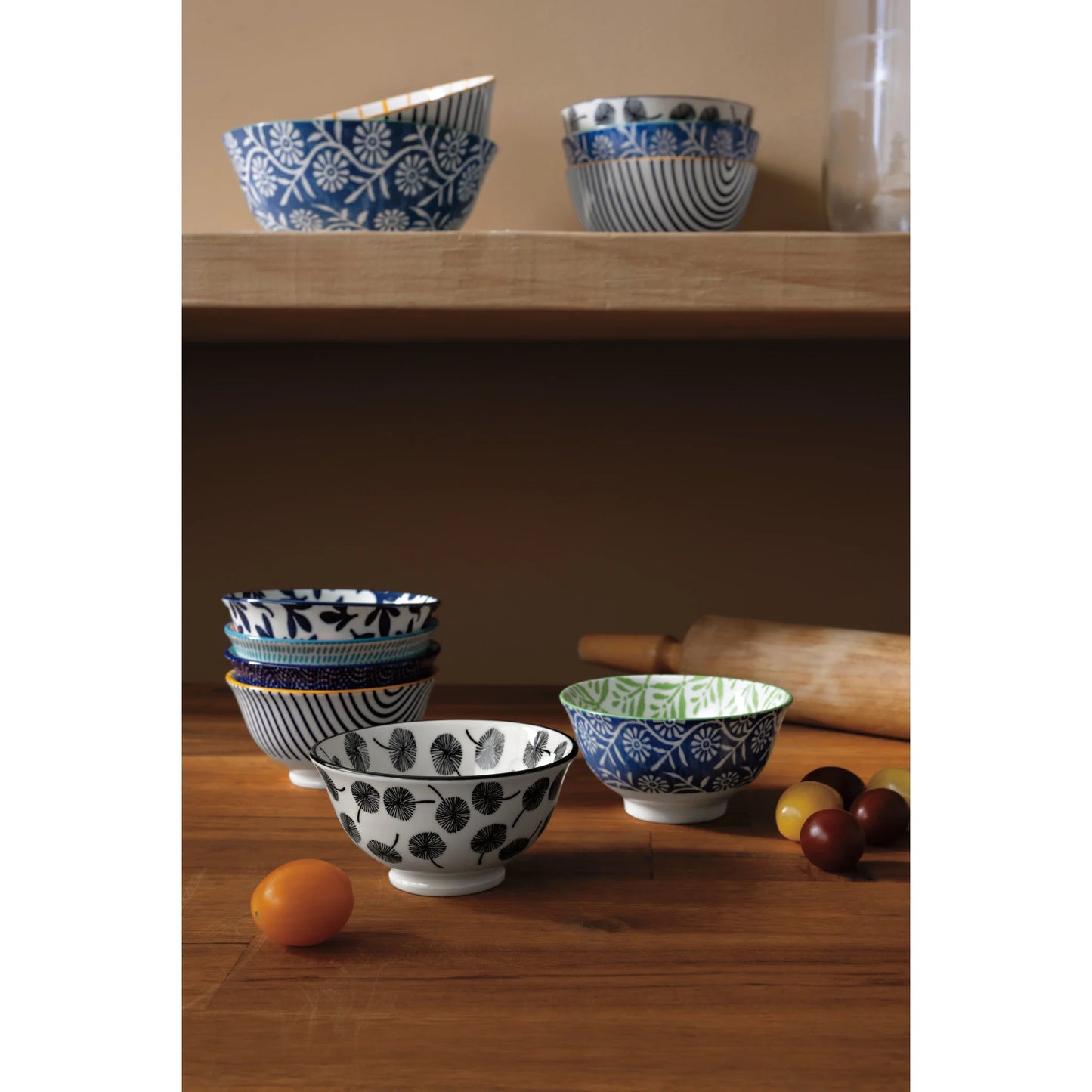 Blue Floral Bowl 3.5 inch