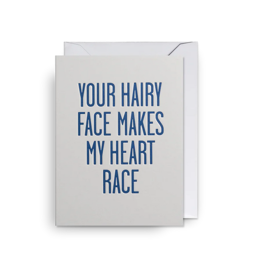 Mini Card Your Hairy Face Card