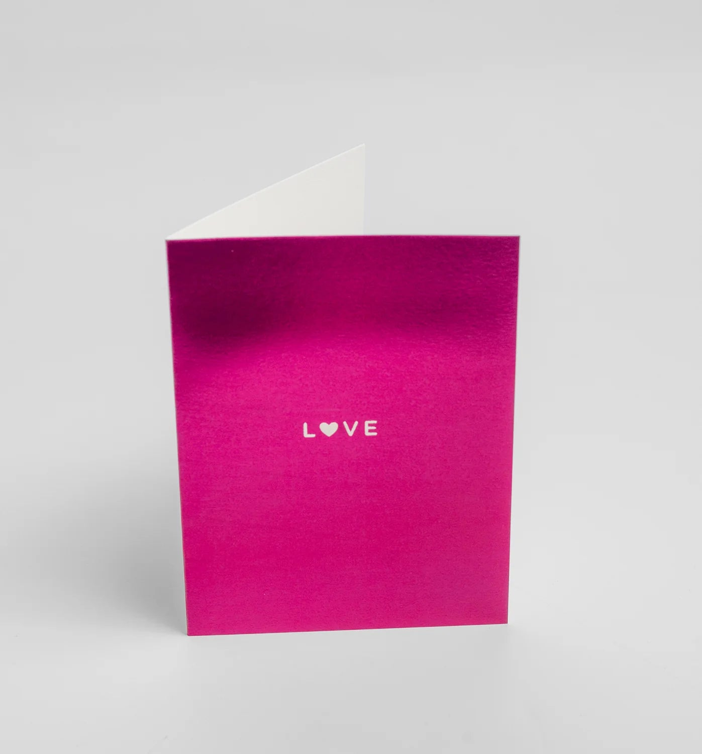 Mini Card Love Heart Foil Card