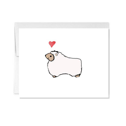 Sheepy Love Valentine'S Day Card