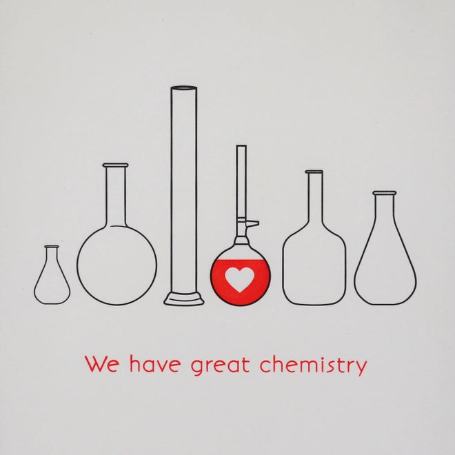 Chemistry Letterpress Card