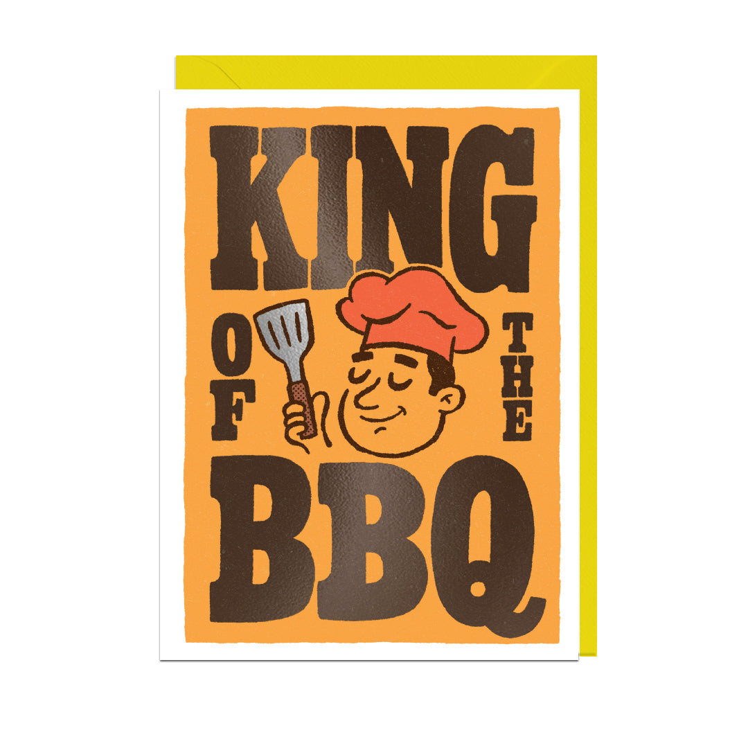 King Of The Bbq Foil Card