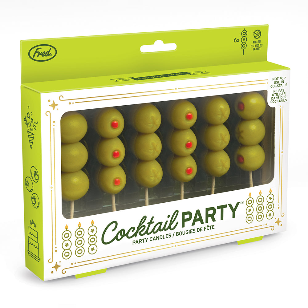 Olive Cocktail Party Birthday Candles