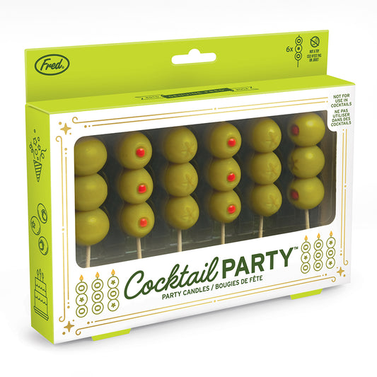 Olive Cocktail Party Birthday Candles