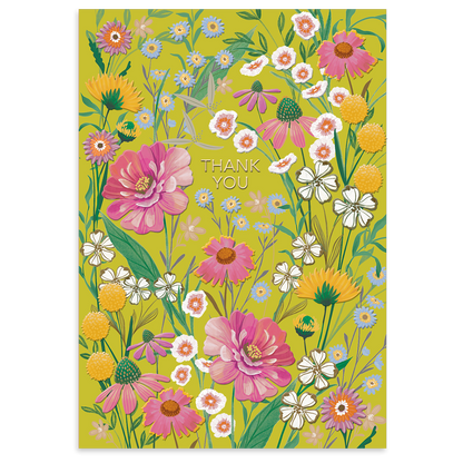 Wildflower Thank You Boxed Note Cards