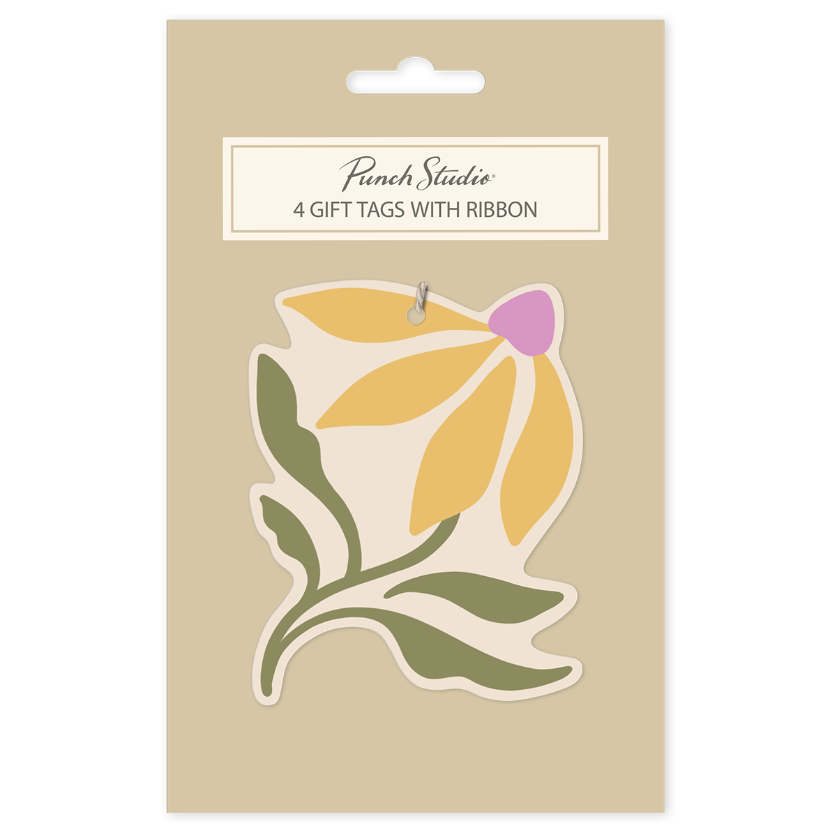 Yellow Daisy Flower Gift Tag