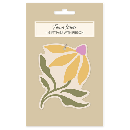 Yellow Daisy Flower Gift Tag