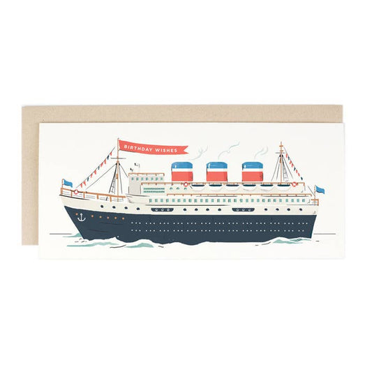 Birthday Oceanliner Card