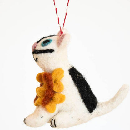 Salvador Catli Art Cat Felt Decoration