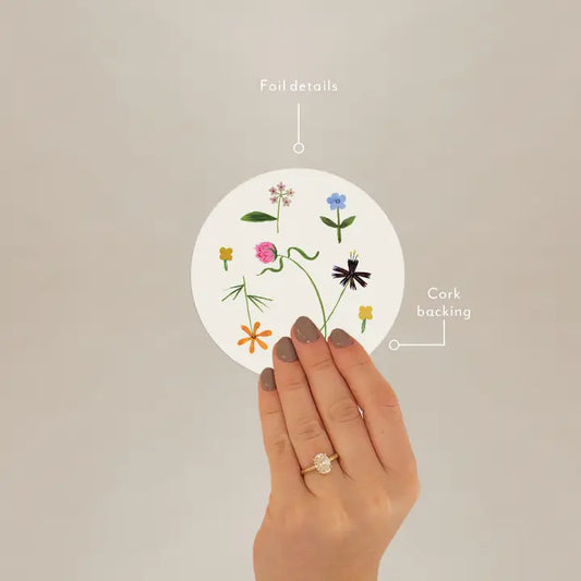 Quirky Petals Seedlings Coaster