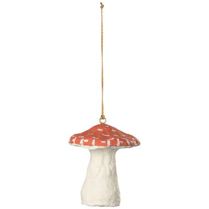 Mushroom Gems Mache Ornament