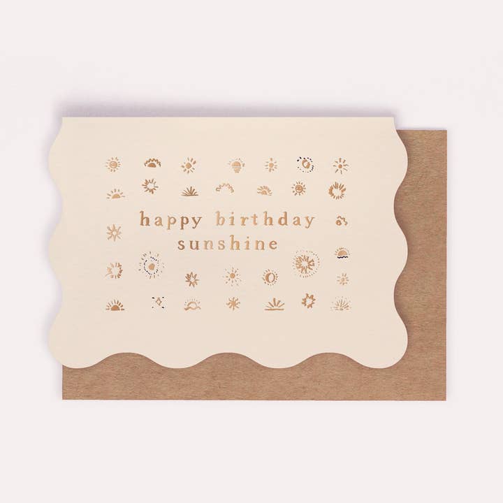 Sunshine Birthday Card