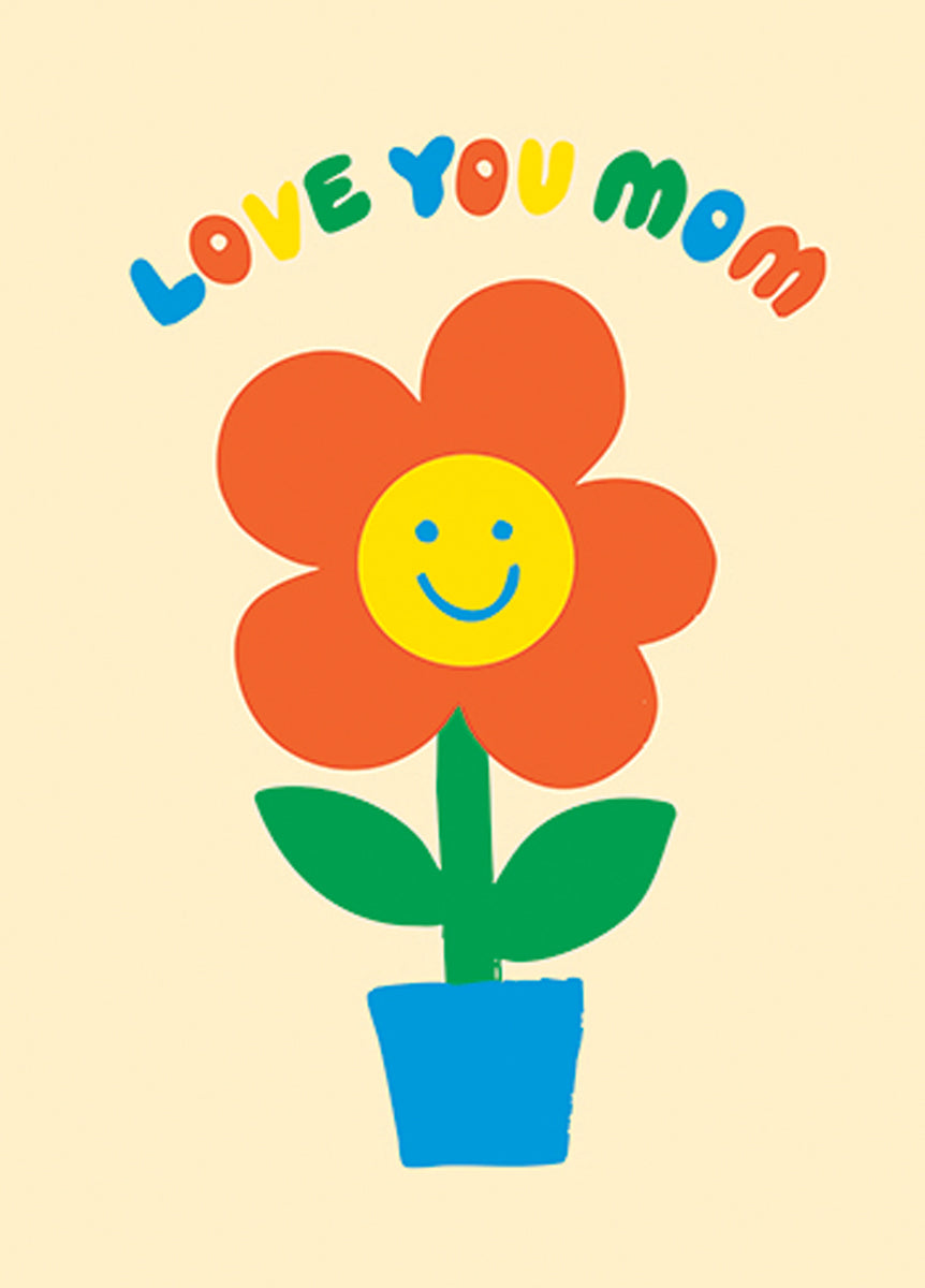 Love You Mom Mother's Day Card