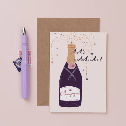 Champagne Celebrate Card