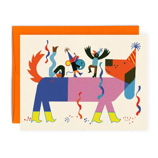 Boom Greeting Card