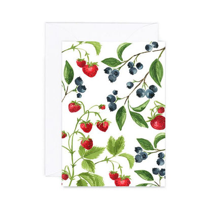 Strawberries and Blueberries Enclosure Card