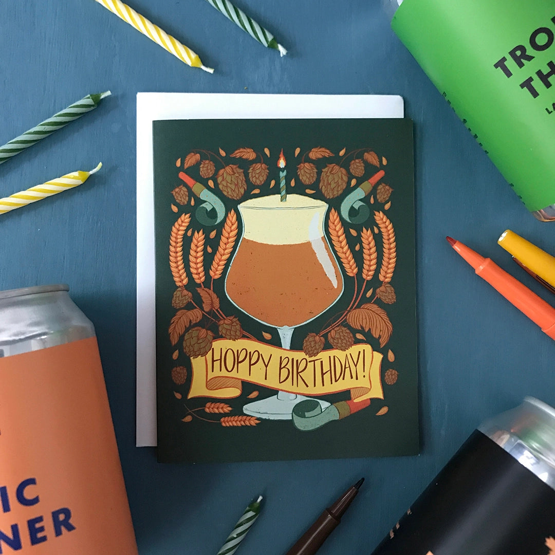 Hoppy Birthday Card