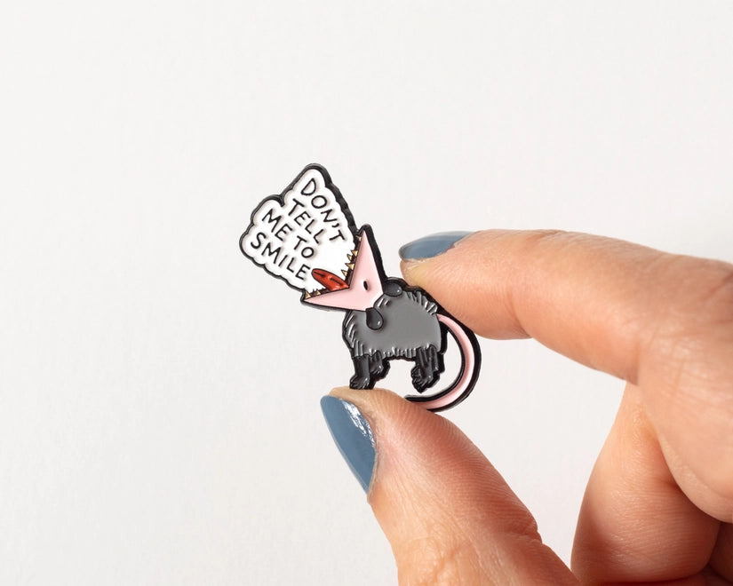 @77 Feminist Possum Enamel Pin