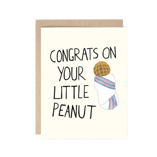 Little Peanut New Baby Card