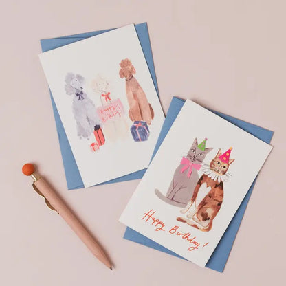 Party Hat Cats Card