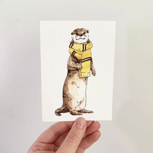 Cozy Otter Card