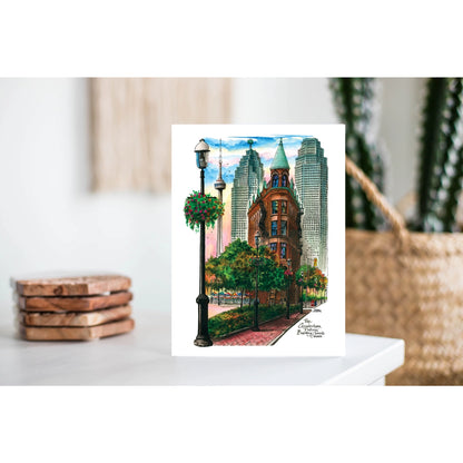 Flatiron Building Toronto Greeting Card