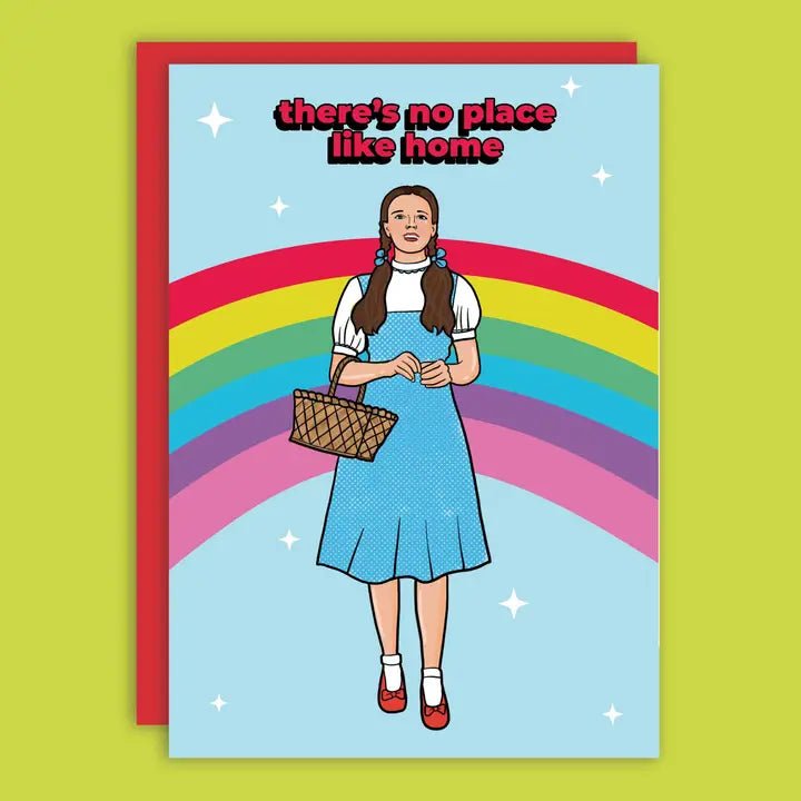 There's No Place Like Home Moving New Home Greeting Card
