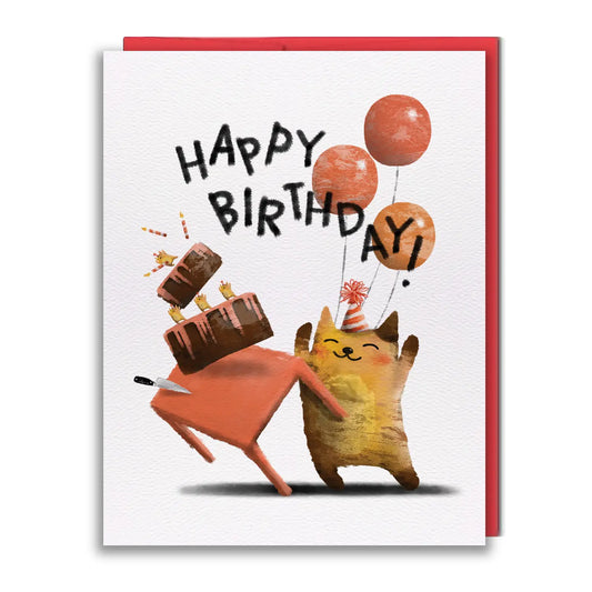 Flip Table Birthday Card