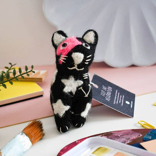 Kitty Starfluff Felt Decoration