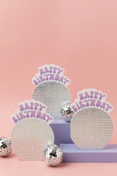 Disco Ball Birthday Card