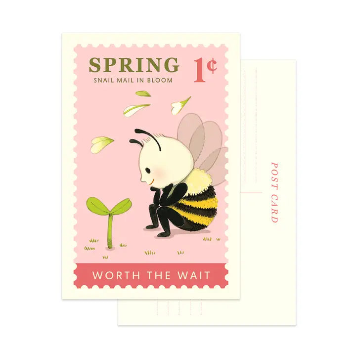 Spring Seedling Dance Postcard