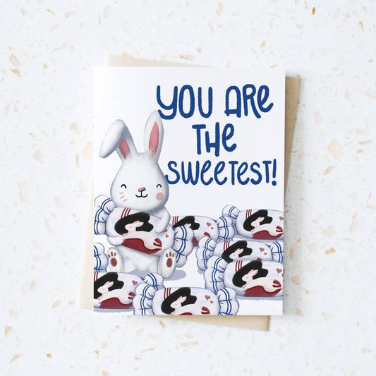 White Rabbit Candy Card
