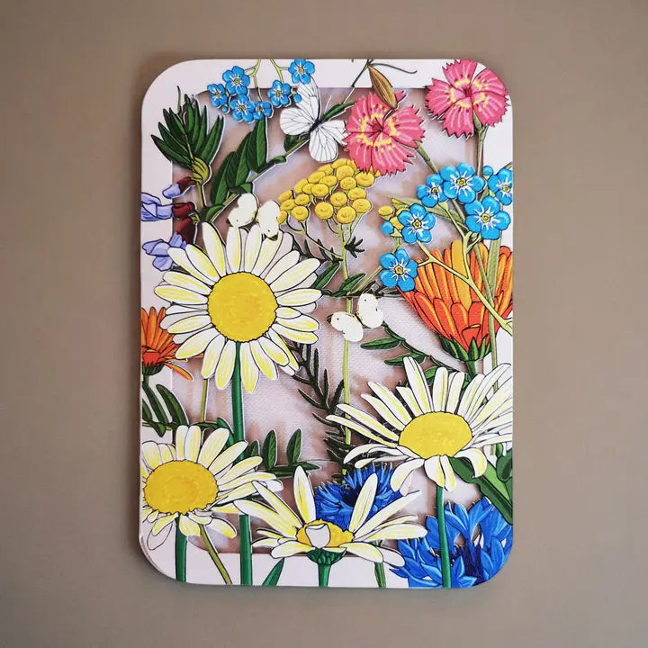 Floral Original Paper Cut Card