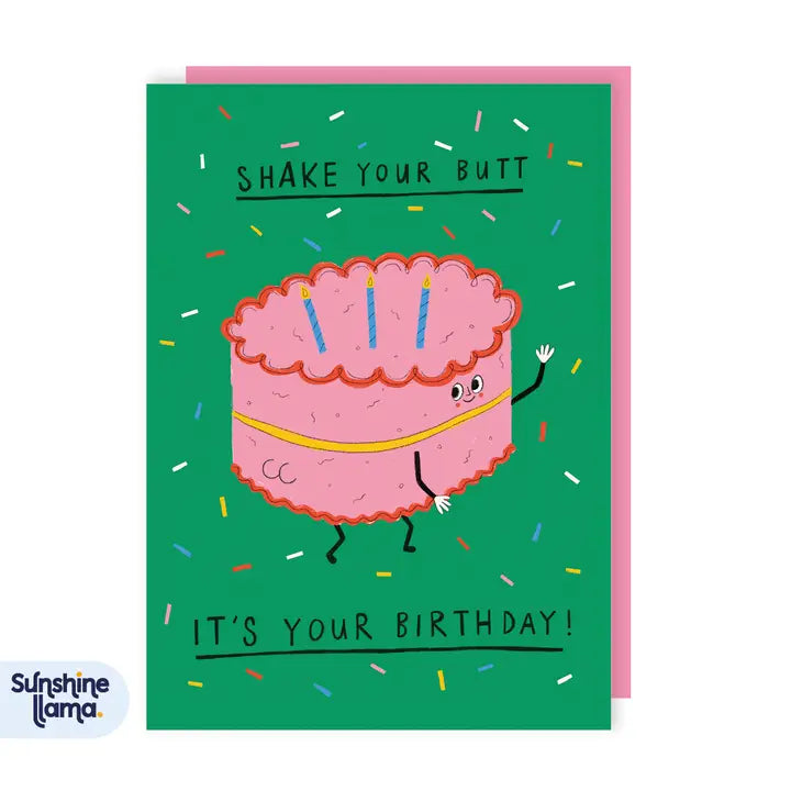 Shake Your Butt Birthday Card
