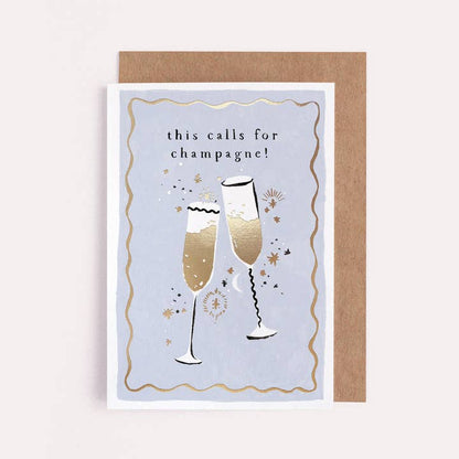 This Calls For Champagne Card