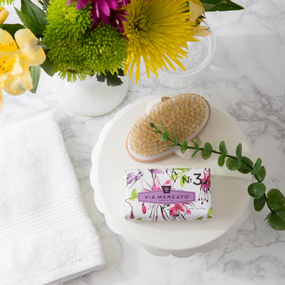 Via Mercato No.3 Soap - Pepe Rosa Lavender + Vanilla Bean