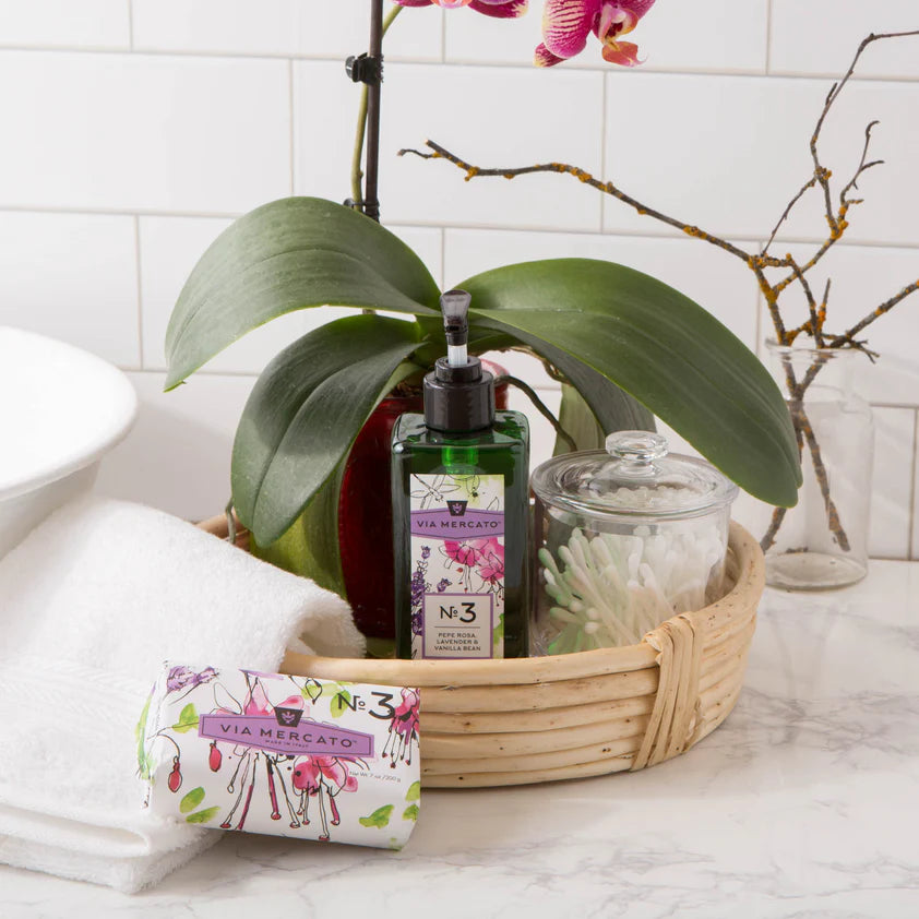 Via Mercato No.3 Soap - Pepe Rosa Lavender + Vanilla Bean