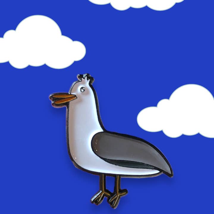 @26 Gus The Gull Enamel Pin