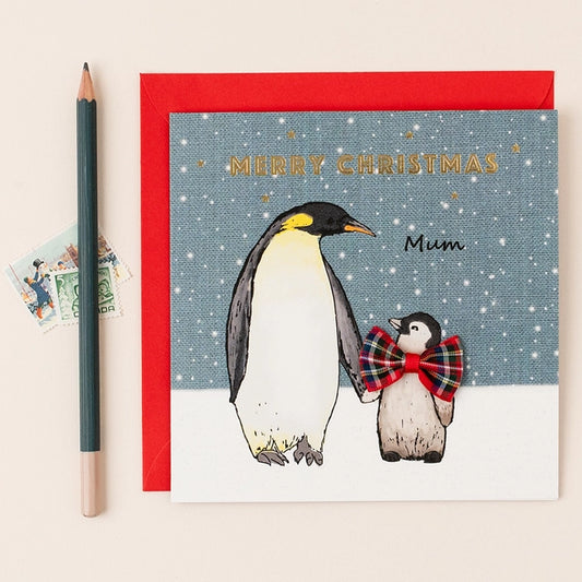 Christmas Mum Penguin Card