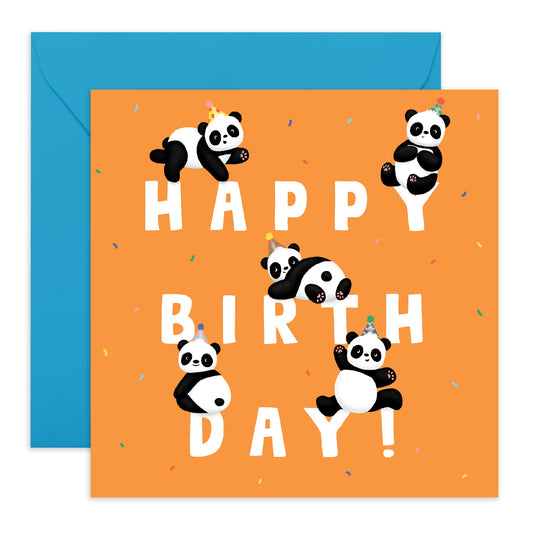 Birthday Letters Panda Cute Birthday Card