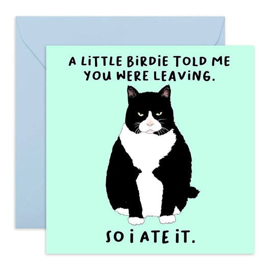 Little Birdie Leaving Card