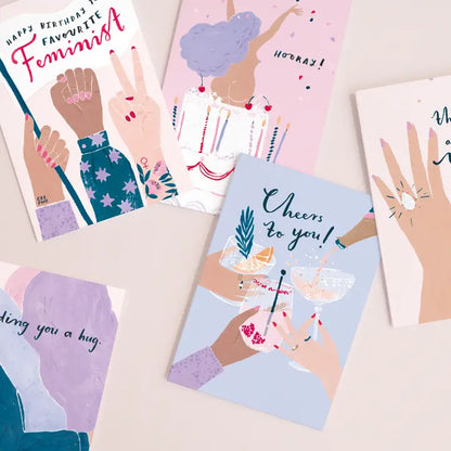 Cheers to You Cocktail Birthday Cards