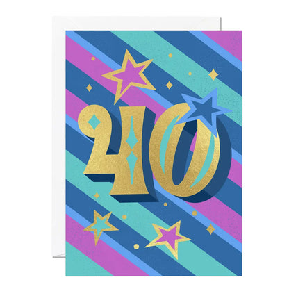 40th Birthday Card