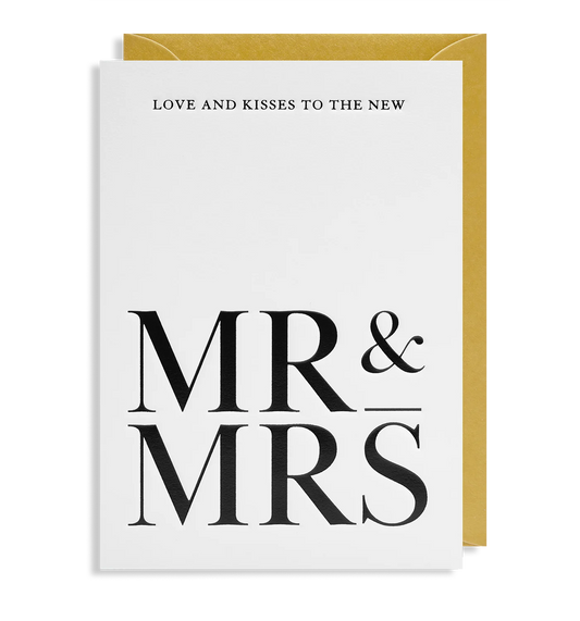 The New Mr & Mrs Card