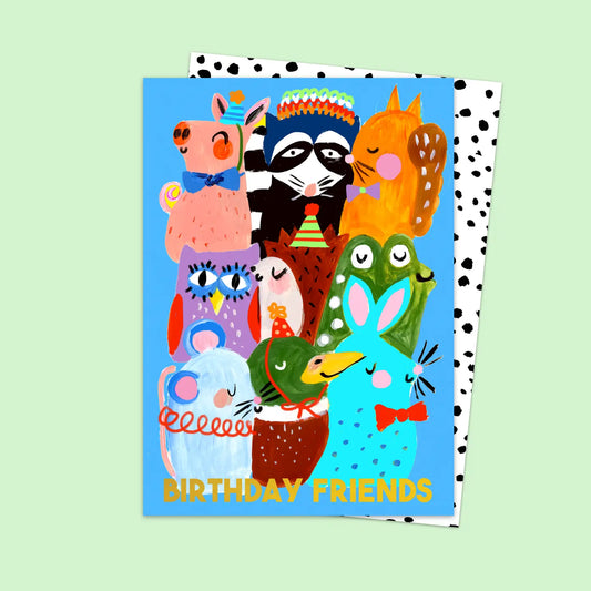 Woodland Friends Birthday Card