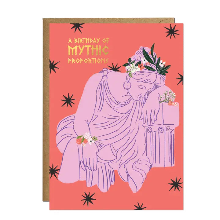 Mythic Proportions Birthday Card